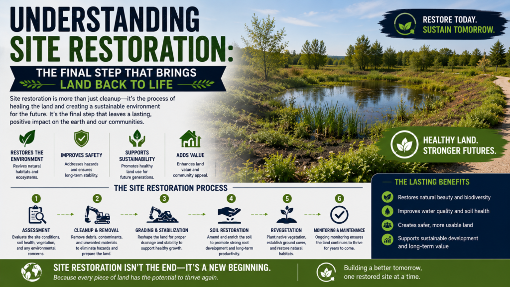 Understanding Site Restoration: The Final Step That Brings Land Back to Life