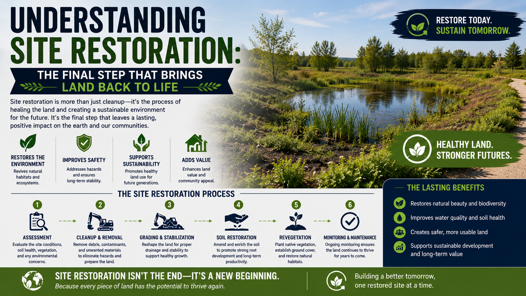 Understanding Site Restoration: The Final Step That Brings Land Back to Life